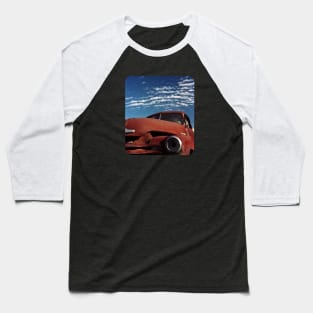 Abandoned 1950s Chevy Truck, Texas, 1991, Image 1 Baseball T-Shirt